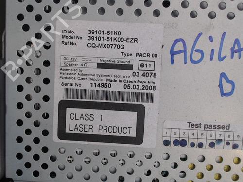 Radio OPEL AGILA (B) (H08) 1.0 (F68) | BP21944245E6 