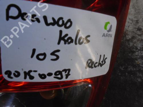 Used Right taillight DAEWOO KALOS (KLAS) 1.2 (72 hp) 23025381