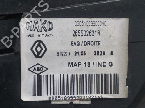 Right taillight RENAULT CLIO IV (BH_) 0.9 TCe 90 (BHNF, BHMA, BHMH, BHJK, BHJR) | BP23019133C35 