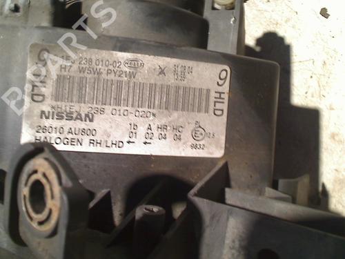 Right headlight NISSAN PRIMERA (P12) 1.8 | BP21922615C29 
