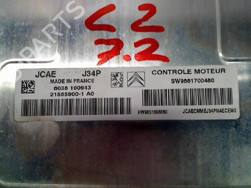 Used Control unit CITROËN C2 (JM_) 1.1 (60 hp) 21917043