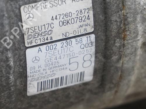 AC compressor MERCEDES-BENZ M-CLASS (W164) ML 320 CDI 4-matic (164.122) | BP23020981M34 