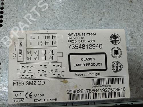 Radio FIAT GRANDE PUNTO Van (199_) 1.3 JTD Multijet (199CXC1A) | BP21628933E6 