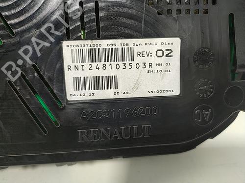 Instrument cluster RENAULT MEGANE III Grandtour (KZ0/1) 1.5 dCi (KZ09, KZ0D, KZ1G, KZ29, KZ14, KZ1W, KZ10, KZ1F,... | BP21630034C47 