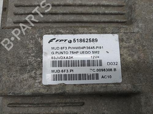 Engine control unit (ECU) FIAT PUNTO EVO Hatchback Van (199_) 1.3 D Multijet (199.AXT1A, 199.AXC1A) | BP29640063M57 