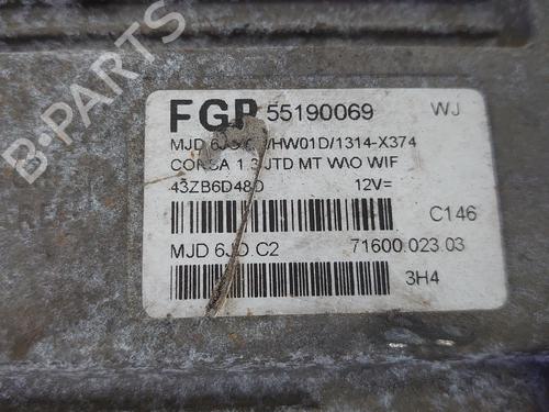 Engine control unit (ECU) OPEL CORSA C Hatchback Van (X01) 1.3 CDTI 16V (F08, W5L) | BP37000740M57 - Image 2