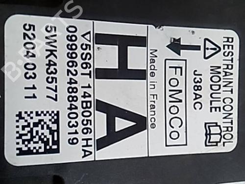 Used ECU airbags FORD FIESTA V (JH_, JD_) [2001-2014]  21614625