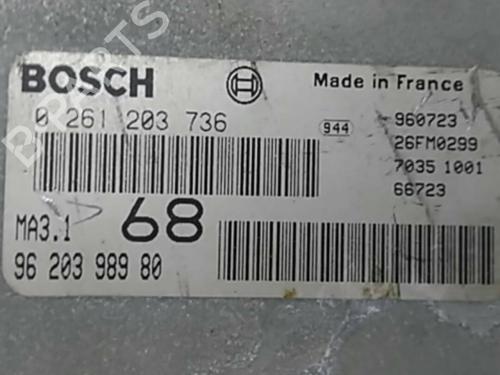 Used Engine control unit (ECU) CITROËN SAXO (S0, S1) [1996-2004]  21618768