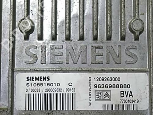 Used Engine control unit (ECU) PEUGEOT 206 Hatchback (2A/C) [1998-2012]  21622599