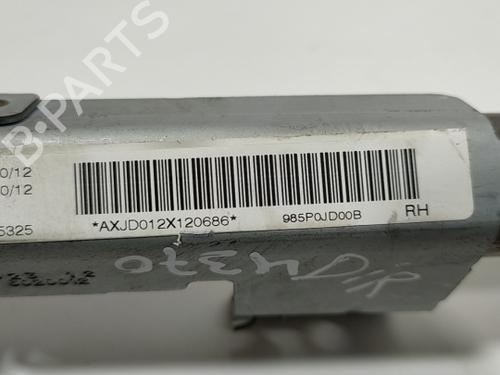 Right curtain airbag NISSAN QASHQAI I (J10, NJ10) 1.6 dCi All-wheel Drive | BP21626701C12 