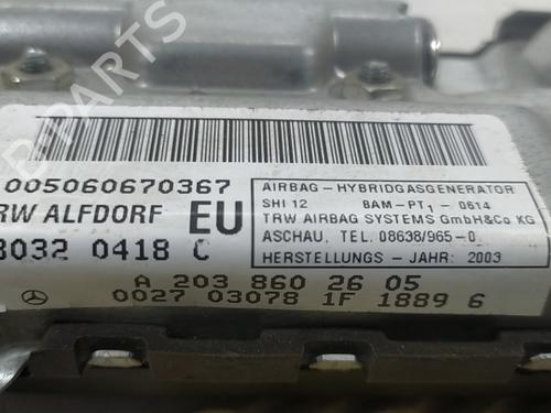 Høyre sete kollisjonspute MERCEDES-BENZ C-CLASS (W203)  | BP21628141C14 