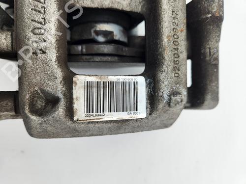 Left rear brake caliper DS DS 7 Crossback (J4_, JR_, JC_)  | BP29435969M107 