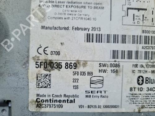 Display monitor SEAT LEON (5F1) | BP21642440C48 - Image 2