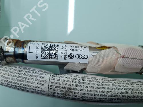 Left curtain airbag VW SCIROCCO III (137, 138)  | BP21641983C11 