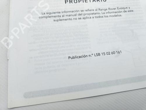 Inne LAND ROVER RANGE ROVER EVOQUE (L551) | BP29573363O1