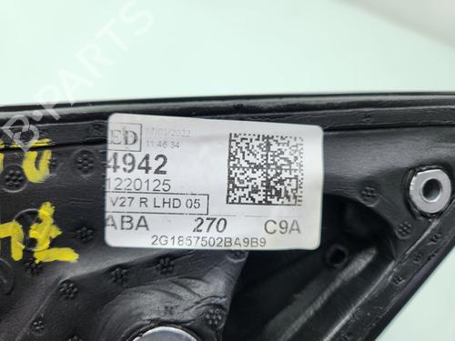 Right mirror VW POLO VI (AW1, BZ1, AE1)  | BP29722440C27 
