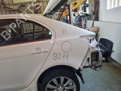 Bagskærm venstre Bagskærm venstre MITSUBISHI LANCER VIII Sportback (CX_A) 2.0 DI-D (CX8A) (140 hp) 33885851 33885851