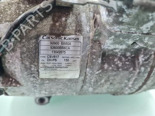 AC compressor NISSAN QASHQAI / QASHQAI +2 I (J10, NJ10, JJ10E) 1.6 dCi All-wheel Drive | BP21648973M34 