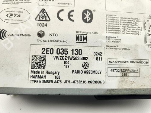 Radio VW CRAFTER Van (SY_, SX_) | BP32684098E6