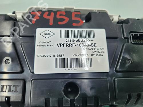 Instrument cluster RENAULT TRAFIC III Van (FG_) | BP29547902C47