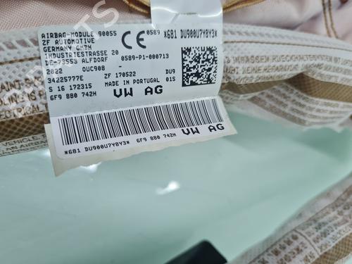 Right curtain airbag SEAT ARONA (KJ7, KJP)  | BP21650583C12 
