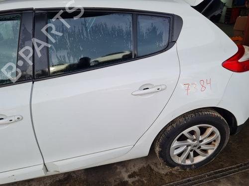 Used Left rear door RENAULT MEGANE III Hatchback (BZ0/1_, B3_) 1.5 dCi (BZ1G, BZ1W, BZ0R) (95 hp) 23228959