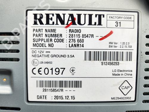 Radio RENAULT KADJAR (HA_, HL_) 1.5 dCi 110 (HLA3) | BP29430794E6 