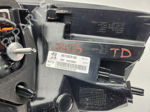Right taillight PEUGEOT 5008 II (MC_, MJ_, MR_, M4_)  | BP29722560C35 
