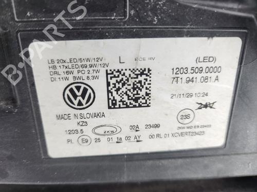 Venstre forlygte VW MULTIVAN T7 (STM, STN) 1.4 eHybrid | BP31840977C28 