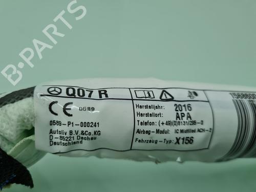 Right curtain airbag MERCEDES-BENZ GLA-CLASS (X156) GLA 200 CDI / d (156.908) | BP21637933C12 