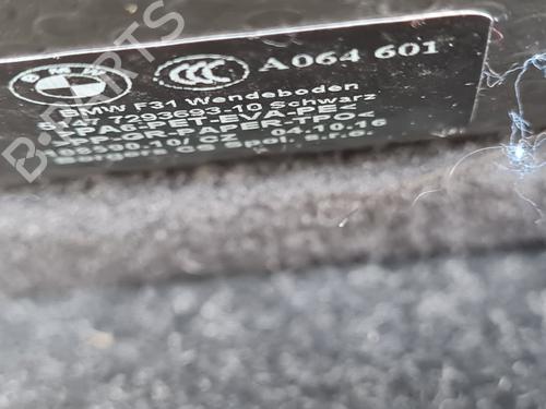 Luggage compartment floor BMW 3 (F30, F80) 320 d | BP21646945I33 