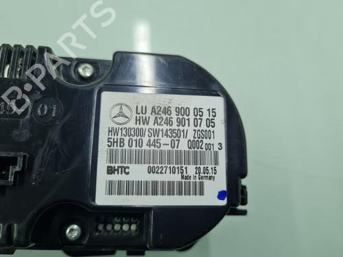 Climate control MERCEDES-BENZ CLA Coupe (C117) CLA 200 CDI / d (117.308) | BP23262669I5