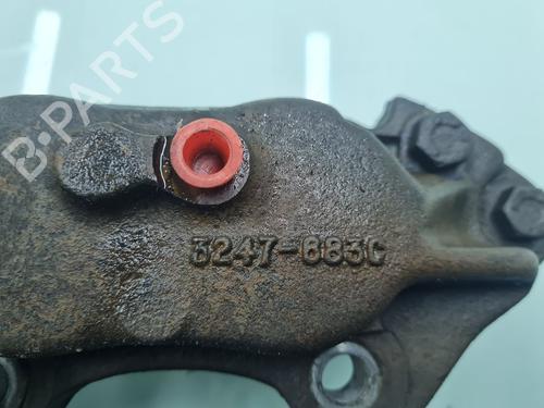 Right front brake caliper LAND ROVER DEFENDER Station Wagon (L316) 2.5 TDI 4x4 (L316) | BP21655596M104 