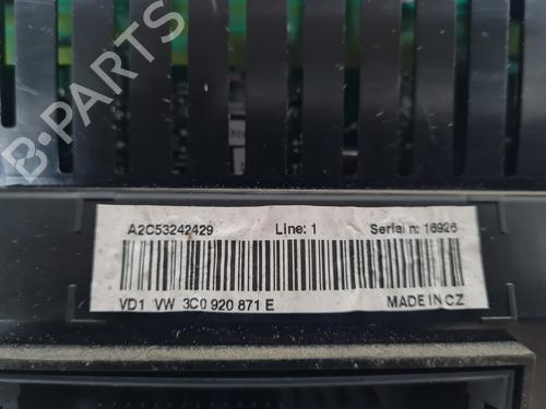 Kombinert Instrument VW PASSAT B6 (3C2)  | BP21661136C47 