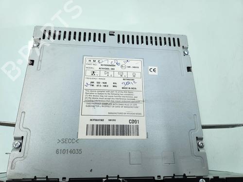 Radio HYUNDAI i20 II (GB, IB)  | BP25047295E6 