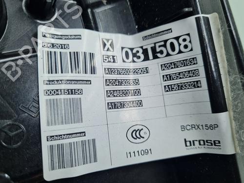 Rear right window mechanism MERCEDES-BENZ GLA-CLASS (X156) GLA 200 CDI / d (156.908) | BP21637586C25 