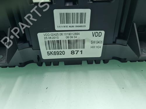 Instrument cluster VW GOLF VI (5K1)  | BP22407263C47 