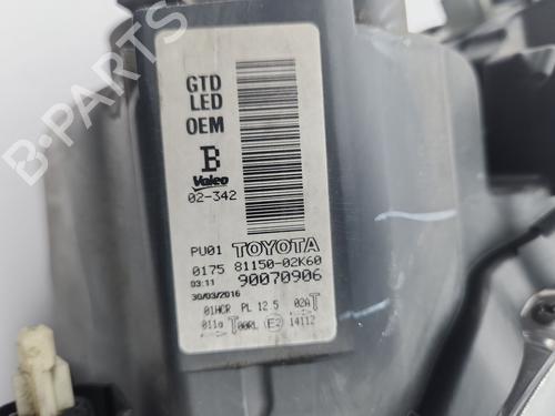 Left headlight TOYOTA AURIS (_E18_) 1.8 Hybrid (ZWE186_, ZWE186R) | BP36992022C28 - Image 8