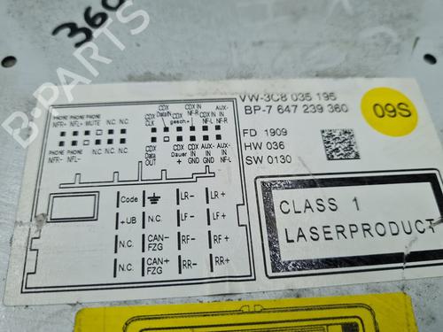 Display monitor VW GOLF VI (5K1) 2.0 TDI | BP21639635C48 - Image 3