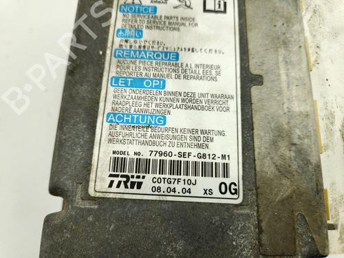 ECU airbags HONDA ACCORD VII (CL, CN) 2.2 i-CTDi (CN1) | BP28276226M53 