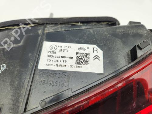 Right tailgate light CITROËN C5 X (ND_, NC_) Hybrid 180 (NDDGYP) | BP29300564C80 