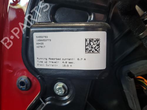 Front right window mechanism ALFA ROMEO STELVIO (949_) 2.2 D Q4 (949.AXB2A) | BP30853386C23