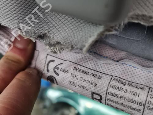 Used Right curtain airbag SKODA SUPERB III Estate (3V5) 2.0 TDI (150 hp) 31189424