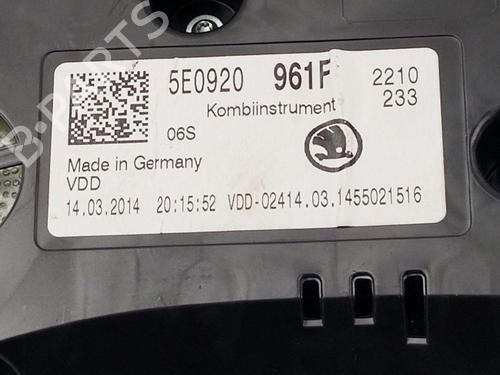 Instrument cluster SKODA OCTAVIA III Combi (5E5, 5E6) 2.0 TDI RS | BP22209256C47 