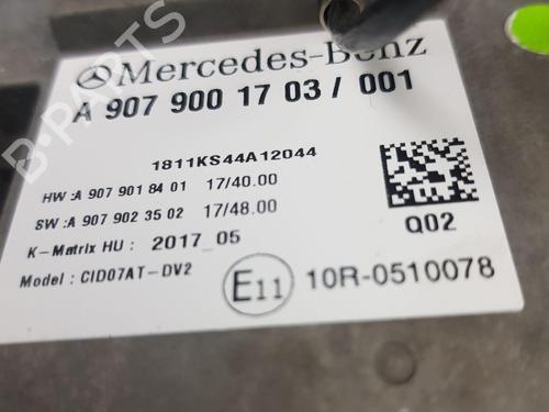 Radio MERCEDES-BENZ SPRINTER 4-t Van (B907, B910) 416 CDI RWD (907.643, 907.645, 907.647) | BP30864648E6