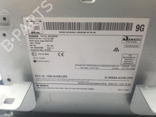 Radio NISSAN LEAF (ZE1) | BP38328401E6 - Image 5