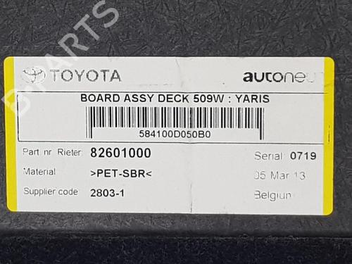Luggage compartment floor TOYOTA YARIS (_P13_) 1.3 (NSP130_, NSP130) | BP29597778I33 