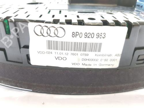 Instrument cluster AUDI A3 Sportback (8PA) 2.0 TDI quattro | BP29343440C47 