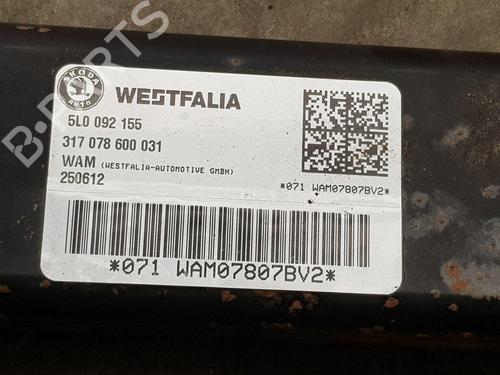 Tow ball/Mechanism SKODA YETI (5L) 2.0 TDI 4x4 | BP29262799C141 