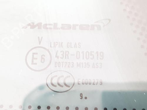 Dør rude højre bagtil MCLAREN GT 4.0 | BP22677279C21 